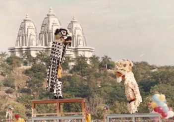 Lion Dance Performance at India